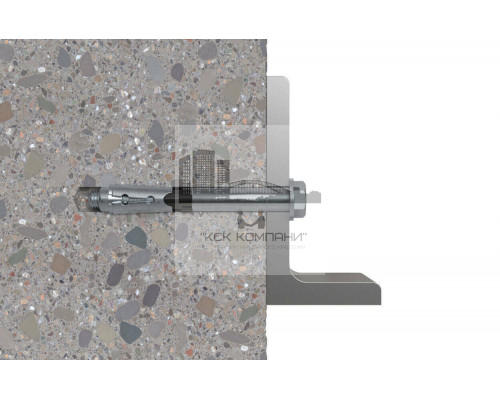 Анкерный болт с шестигранной головкой fischer FH II S A4 нержавеющий, M8 12x105/25 мм